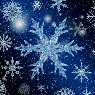Snowflake phone wallpaper