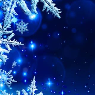 Snowflake phone wallpaper