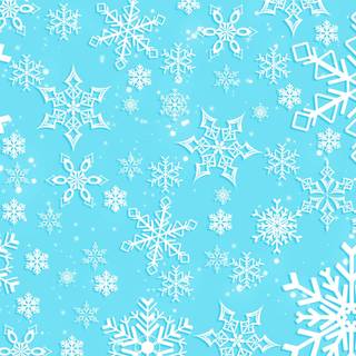 Cute snowflake winter wallpaper