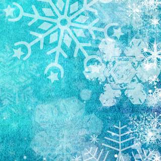 Snowflake phone wallpaper