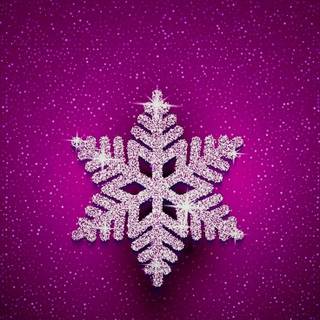 Snowflake phone wallpaper
