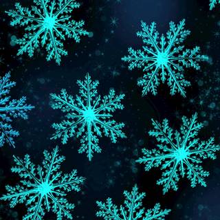 Snowflake phone wallpaper