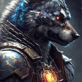 Werewolf phone wallpaper