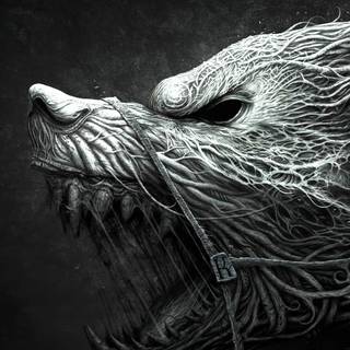 Werewolf phone wallpaper