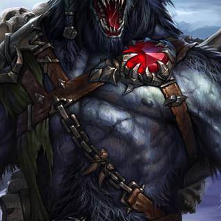 Werewolf phone wallpaper