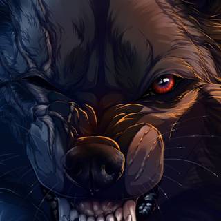 Werewolf phone wallpaper