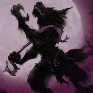 Werewolf phone wallpaper