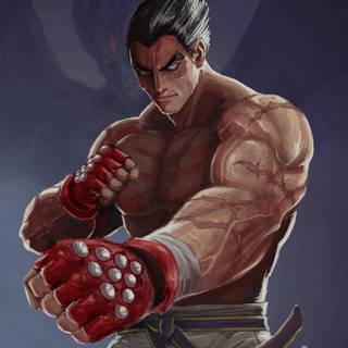 Kazuya Mishima phone wallpaper