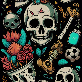 Skull iPhone 11 wallpaper