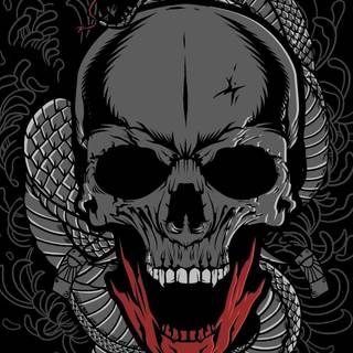 Skull iPhone 11 wallpaper