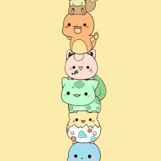 Cute Pokémon phone wallpaper