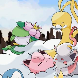 Cute Pokémon phone wallpaper