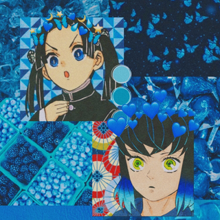 Aoi and Inosuke wallpaper