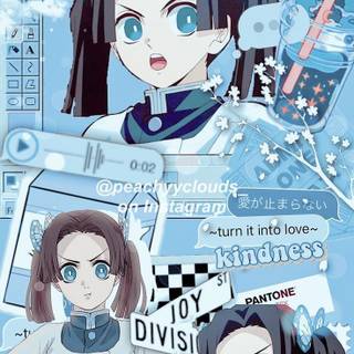 Aoi and Inosuke wallpaper