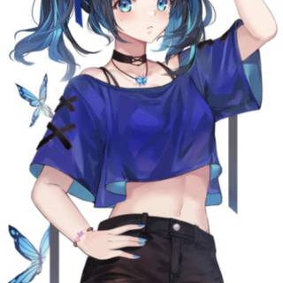 Aoi and Inosuke wallpaper