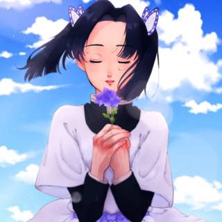 Aoi and Inosuke wallpaper