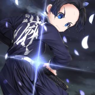 Aoi and Inosuke wallpaper