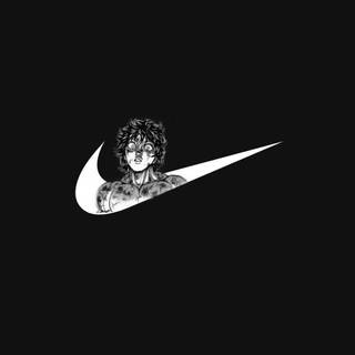 Nike black and white wallpaper