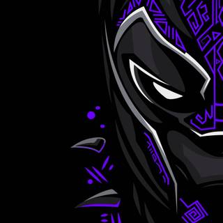 Black Panther 3D iPhone wallpaper