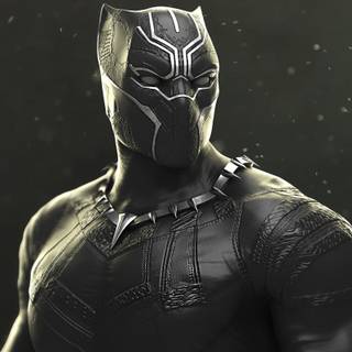 Black Panther 3D iPhone wallpaper