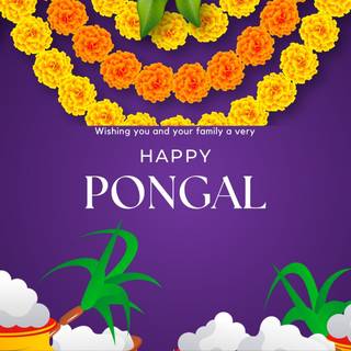 Happy Pongal 2024 wallpaper