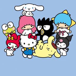 Hello Kitty group wallpaper