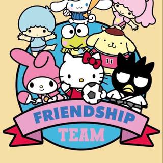 Hello Kitty group wallpaper