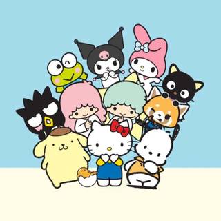 Hello Kitty group wallpaper
