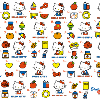 Hello Kitty group wallpaper