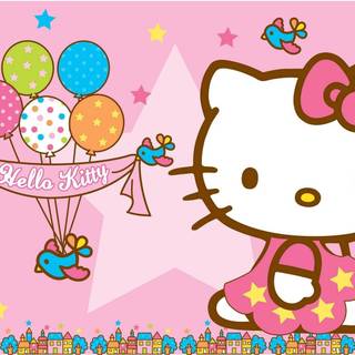 Hello Kitty group wallpaper