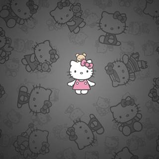Black Sanrio wallpaper