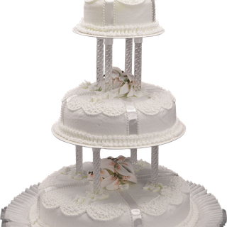 White cake wallpaper