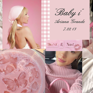 Ariana Grande pink aesthetic desktop wallpaper