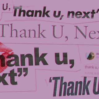 Ariana Grande pink aesthetic desktop wallpaper