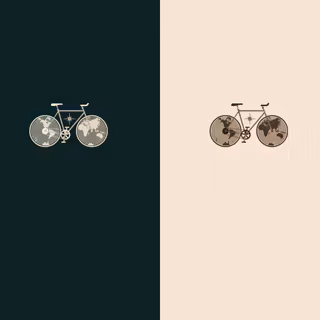Minimalist bike wallpaper