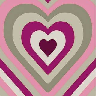 Spring hearts aesthetic wallpaper