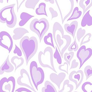 Spring hearts aesthetic wallpaper