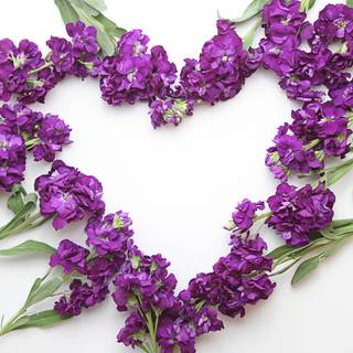 Spring hearts aesthetic wallpaper