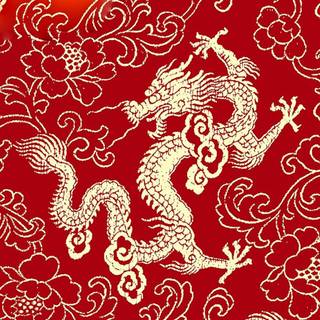 Chinese dragon red wallpaper