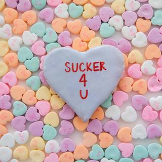 Valentines candy hearts wallpaper