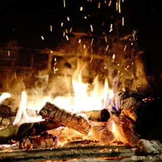 iPhone orange winter wallpaper