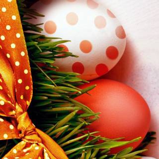 Easter red wallpaper