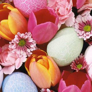 Easter red wallpaper