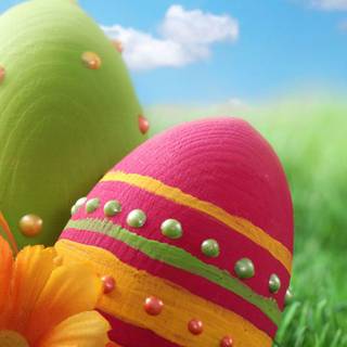 Easter red wallpaper