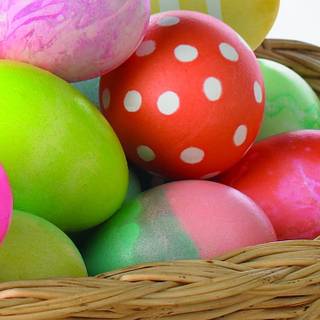 Easter red wallpaper