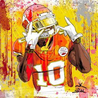 Tyreek Hill Kansas City Chiefs wallpaper