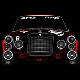 AMG Red Pig wallpaper