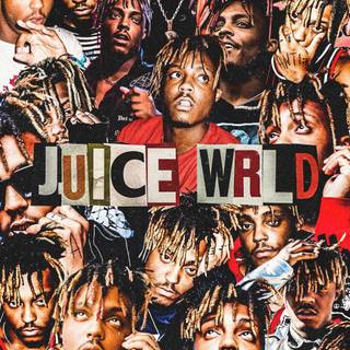 Juice Wrld collage wallpaper