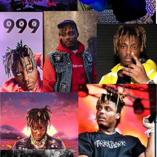 Juice Wrld collage wallpaper