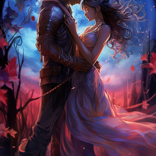 Romantic scene wallpaper